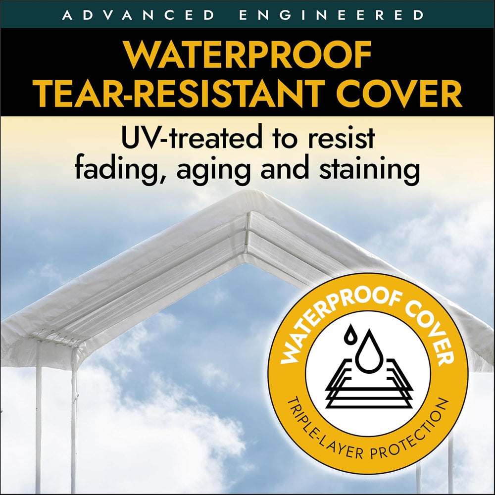 ShelterLogic 10' x 10' MaxAP Canopy Series Compact Outdoor Easy to As...
