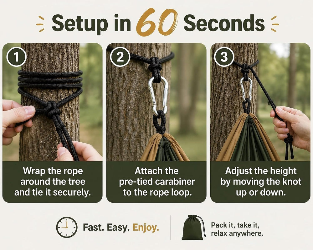 Large Single-Person Camping Hammock, an Outdoor Camping Essential，Fruit Green...