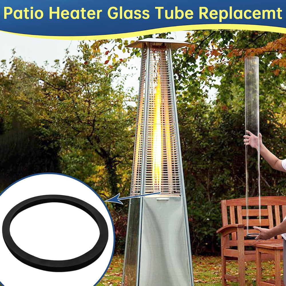 Patio Heater Glass Tube Replacement, 49.5" Tall 4" Diameter, Glass ...