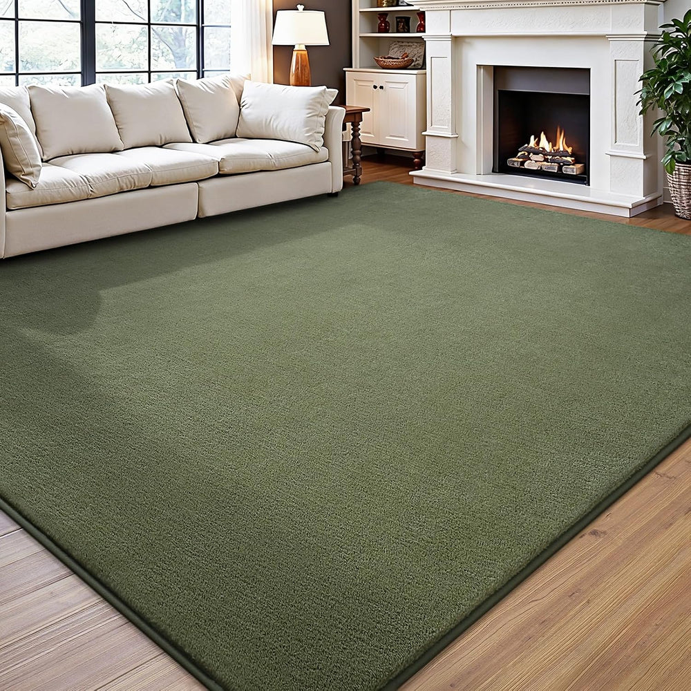 Large 6x9 Area Rugs for Bedroom Living Room, Soft Low-Pile Modern Dorm Rug
