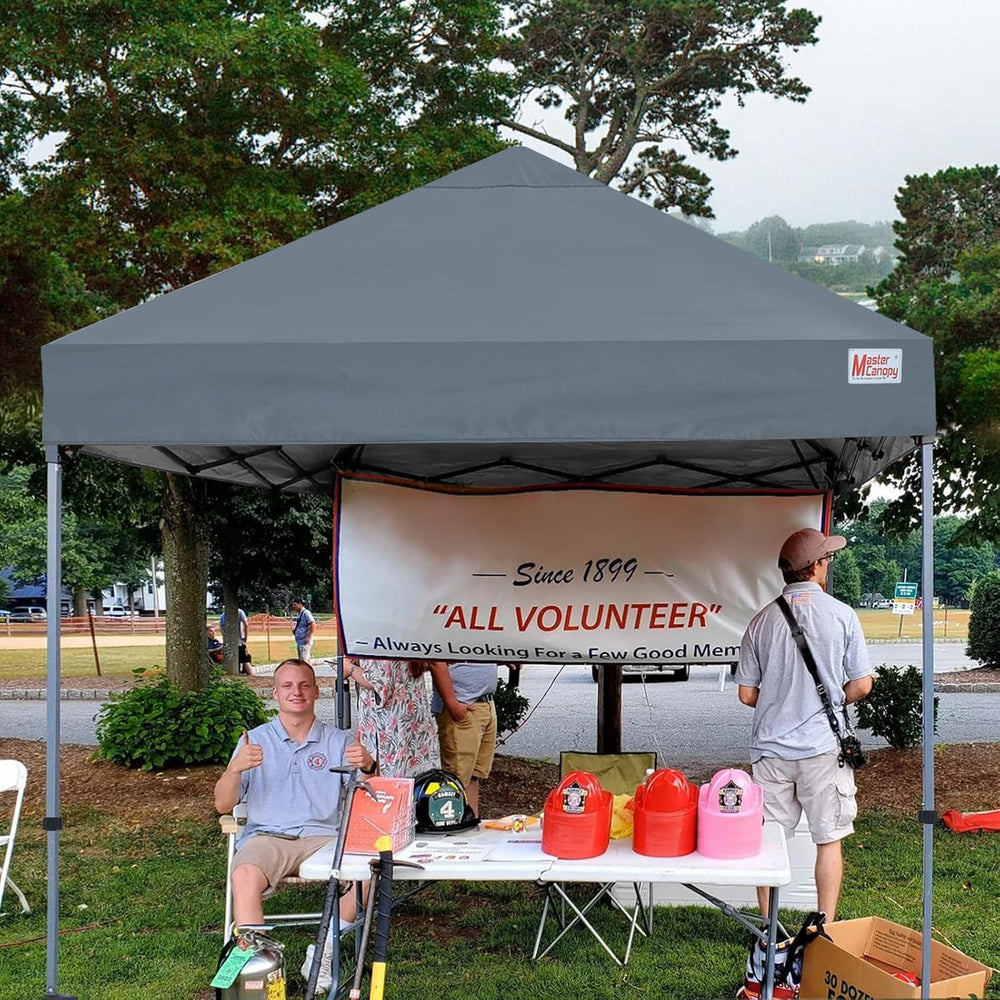 MASTERCANOPY 10x10 Replacement Pop Up Canopy Top Dark Gray