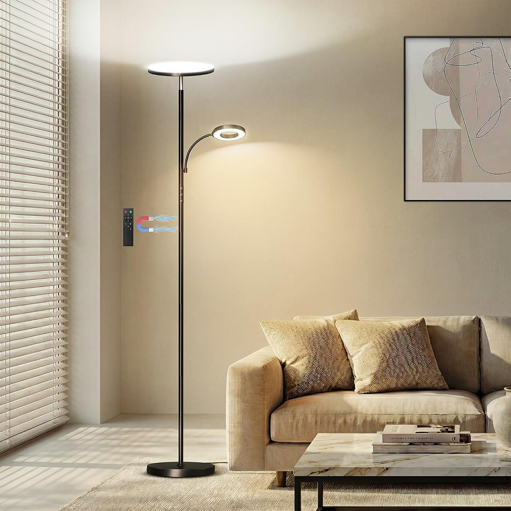 marctronic Floor Lamp, Upgraded 42W 4000LM Super Bright LED Floor Lamp for Li...
