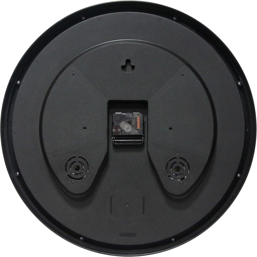 Concordia 17.5-Inch Indoor/Outdoor Waterproof Wall Clock with Built-in