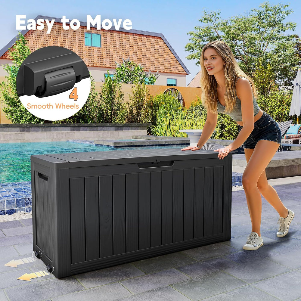 LubanNese Outdoor Storage Box, Waterproof Deck Box, Outdoor Patio Storage Bin...