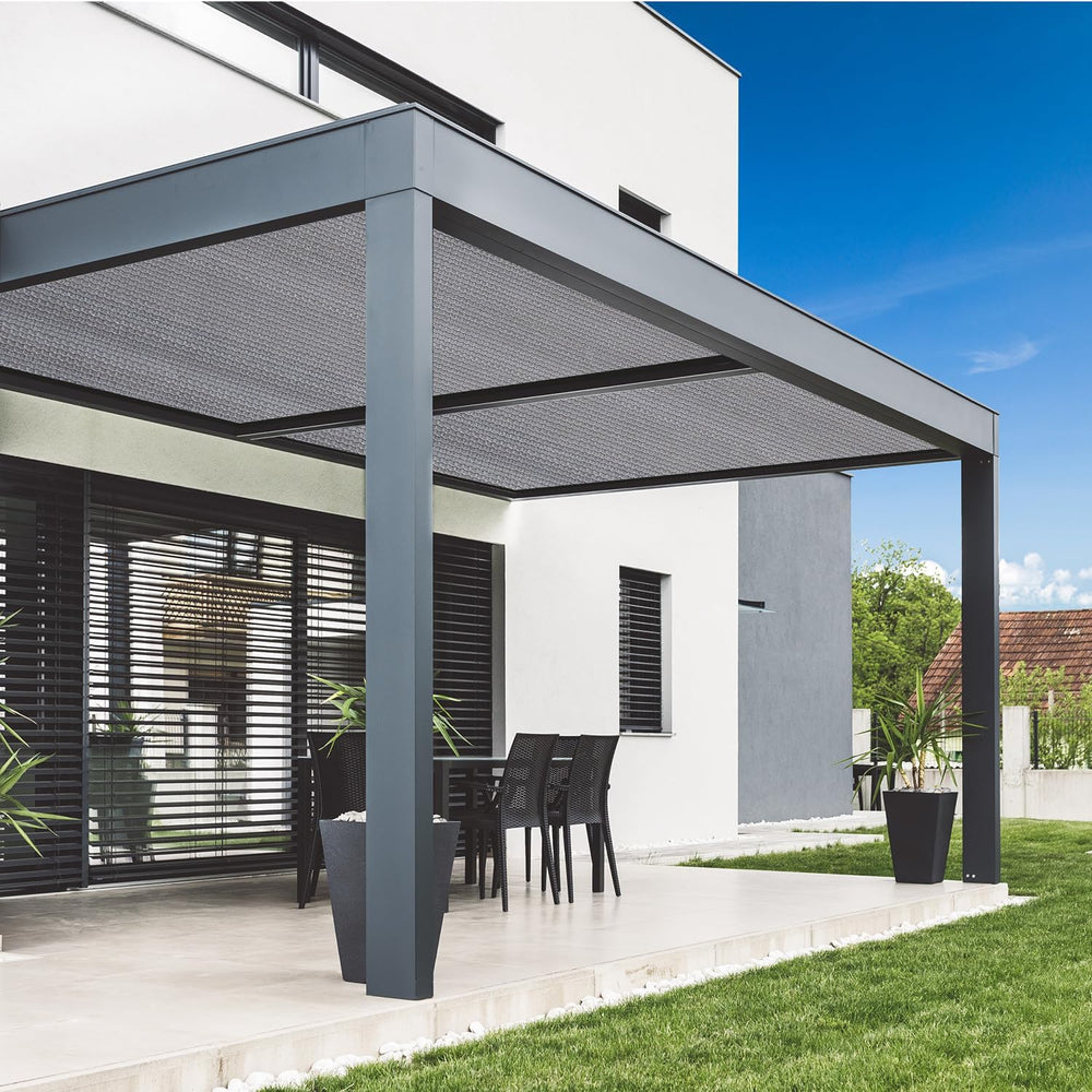 VICLLAX 90% Shade Fabric Sun Shade Cloth with Reinforced Grommets, Outdoor Su...