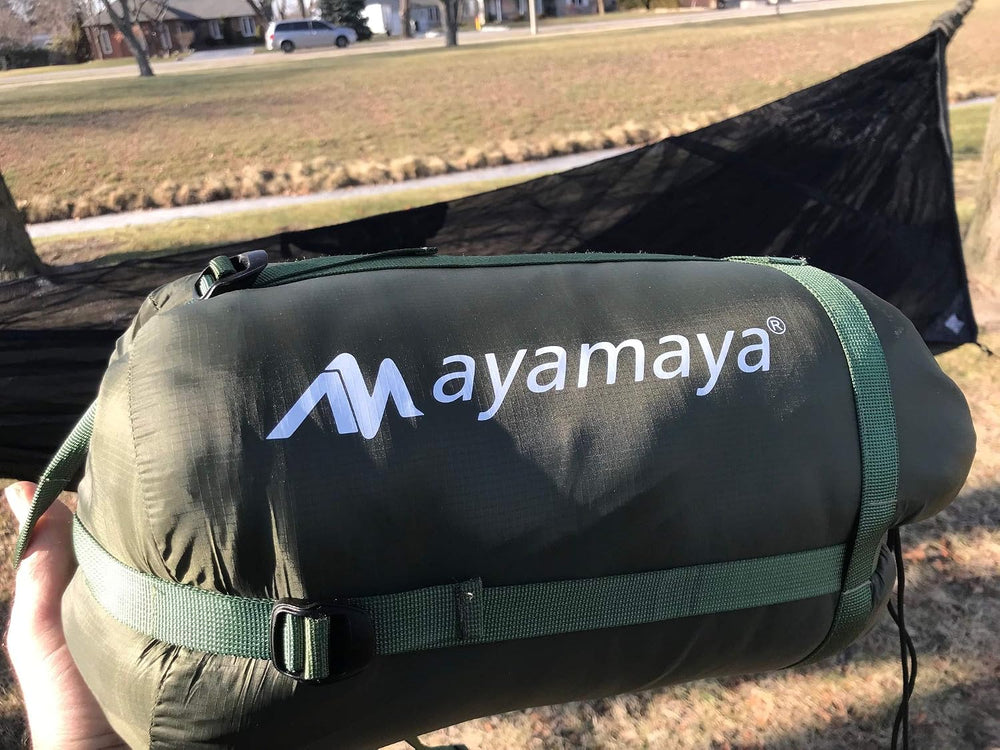 AYAMAYA Single & Double Hammock Underquilt, 4 Season Camping Hammock Quilt