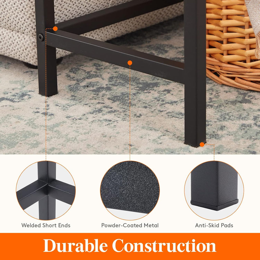 Lifewit 39.4 Inch Console Table Narrow Sofa Table with Metal Frame for Living...
