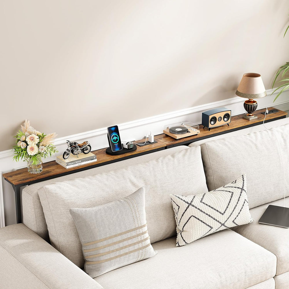 Kitstorack 2-Pack Narrow Console Table with Adjustable Height (25"-33&qu...