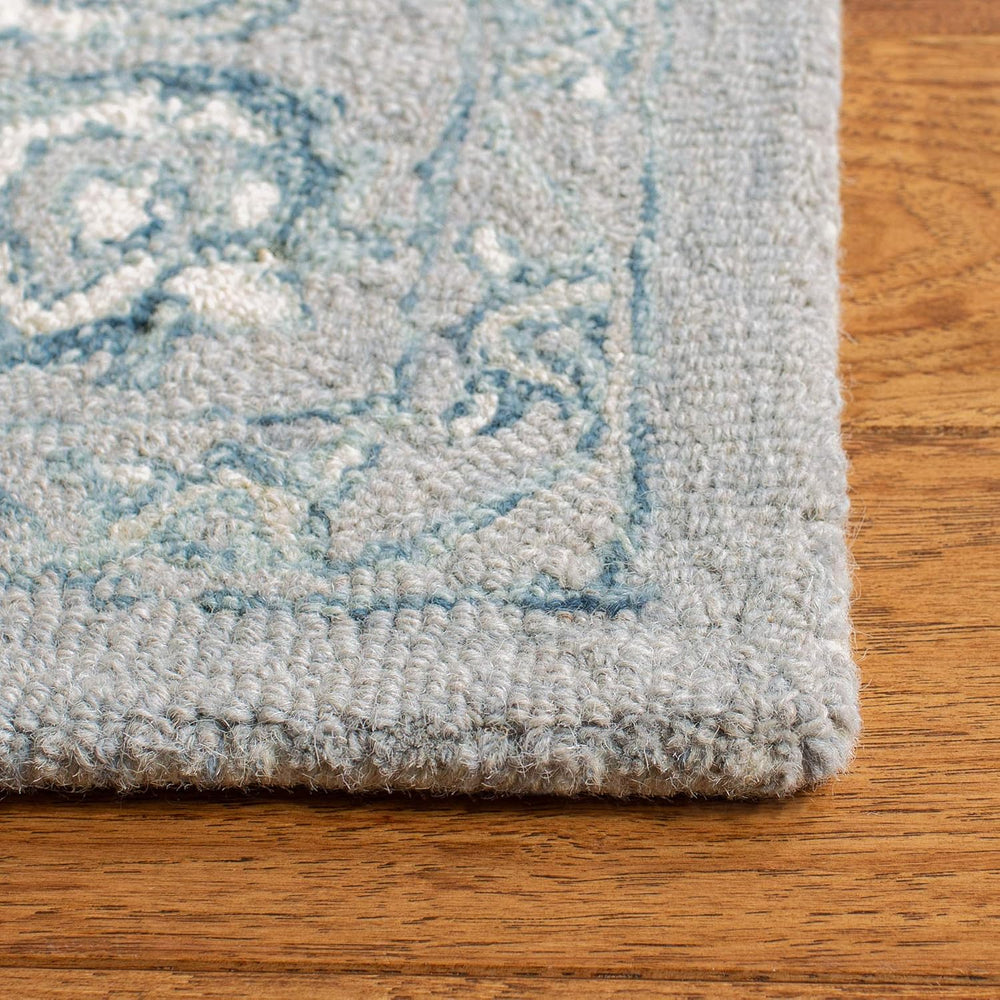SAFAVIEH Micro-Loop Collection Area Rug - 10' x 14', Light Grey &...