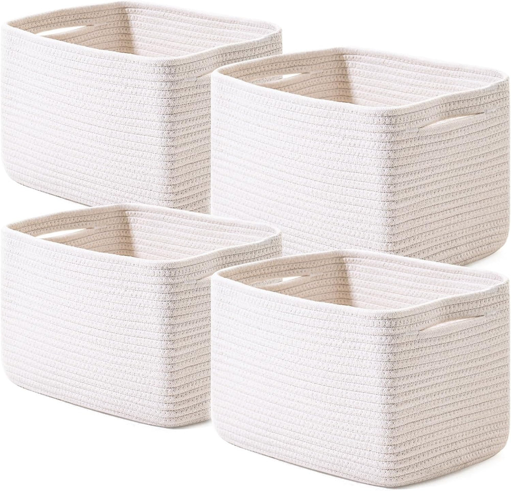 ICERZCZ Storage Baskets for Organizing 12.5"x9.1"x7.9" (4 Pack...