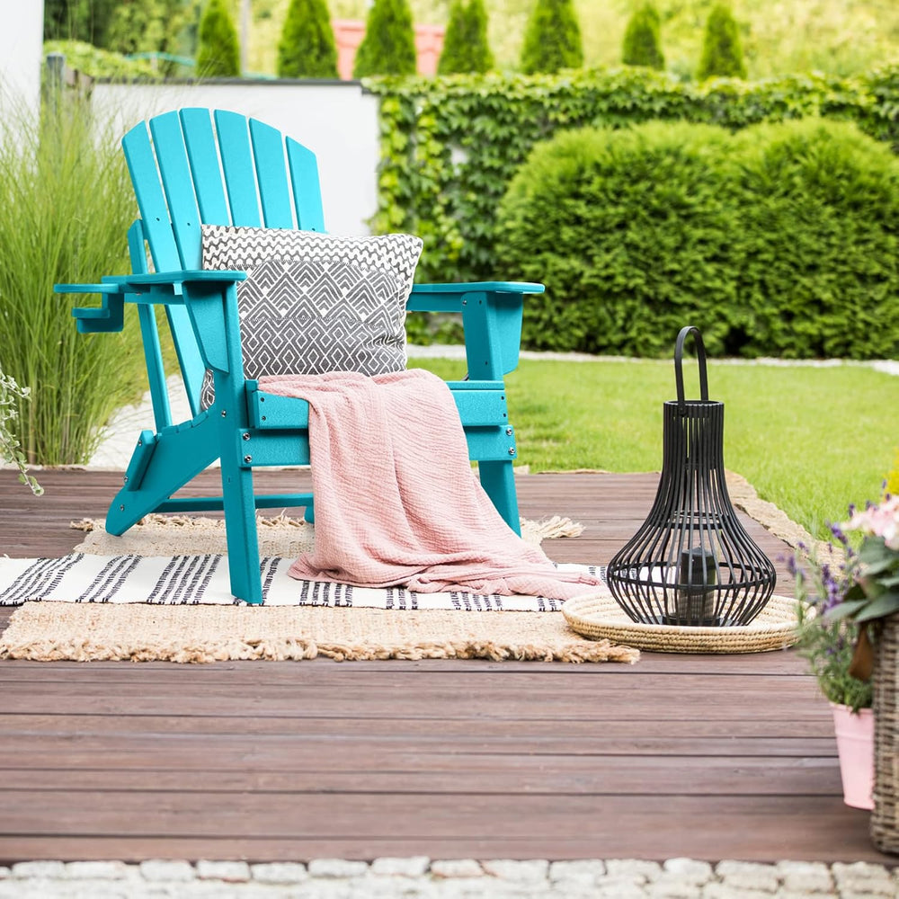 FUNBERRY Oversized Adirondack Folding Chair, Fire Pit Chairs 400LBS