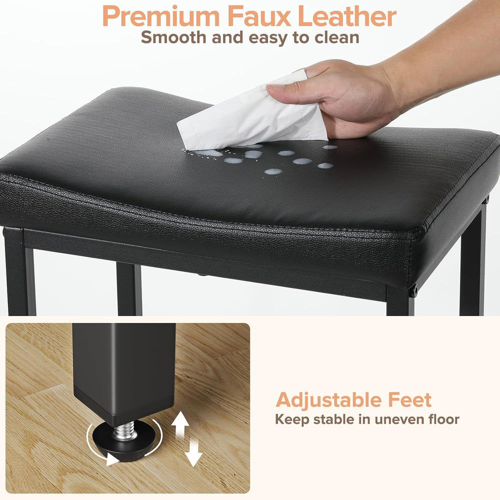 Compact 24 Inch Counter Height Bar Stools Set of 2