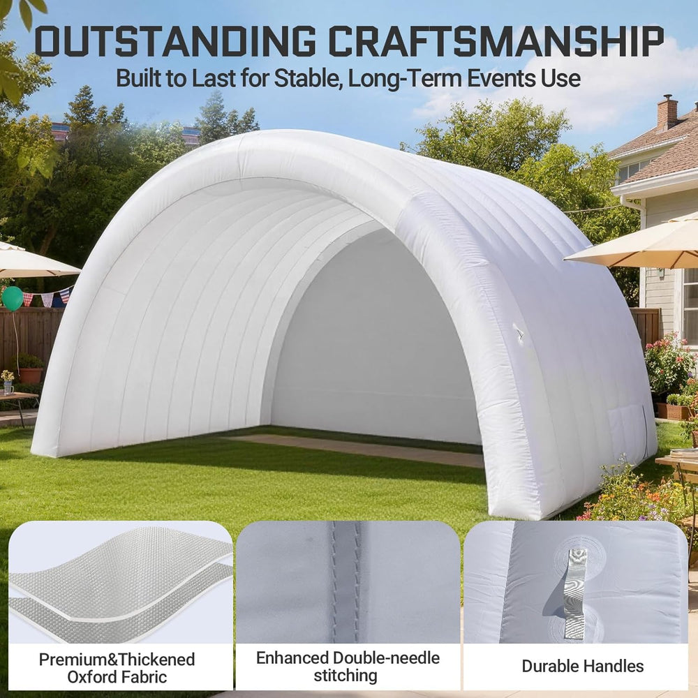 OZIS 20 × 15 × 13 FT Inflatable Event Stage Tent Indoor/Outdoor Dome Booth, I...