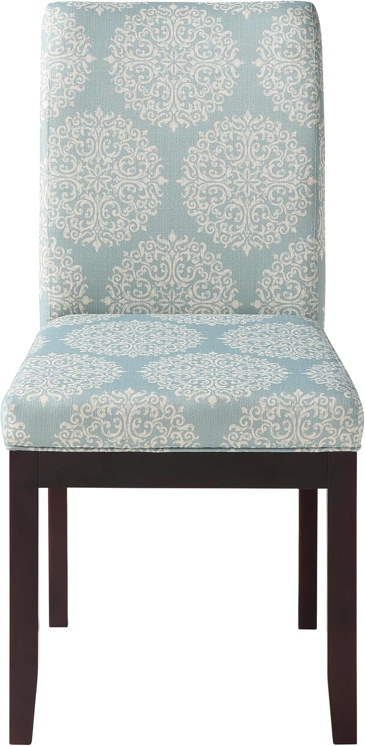 OSP Home Furnishings Dakota Upholstered Parsons Dining Chair with Espresso Fi...