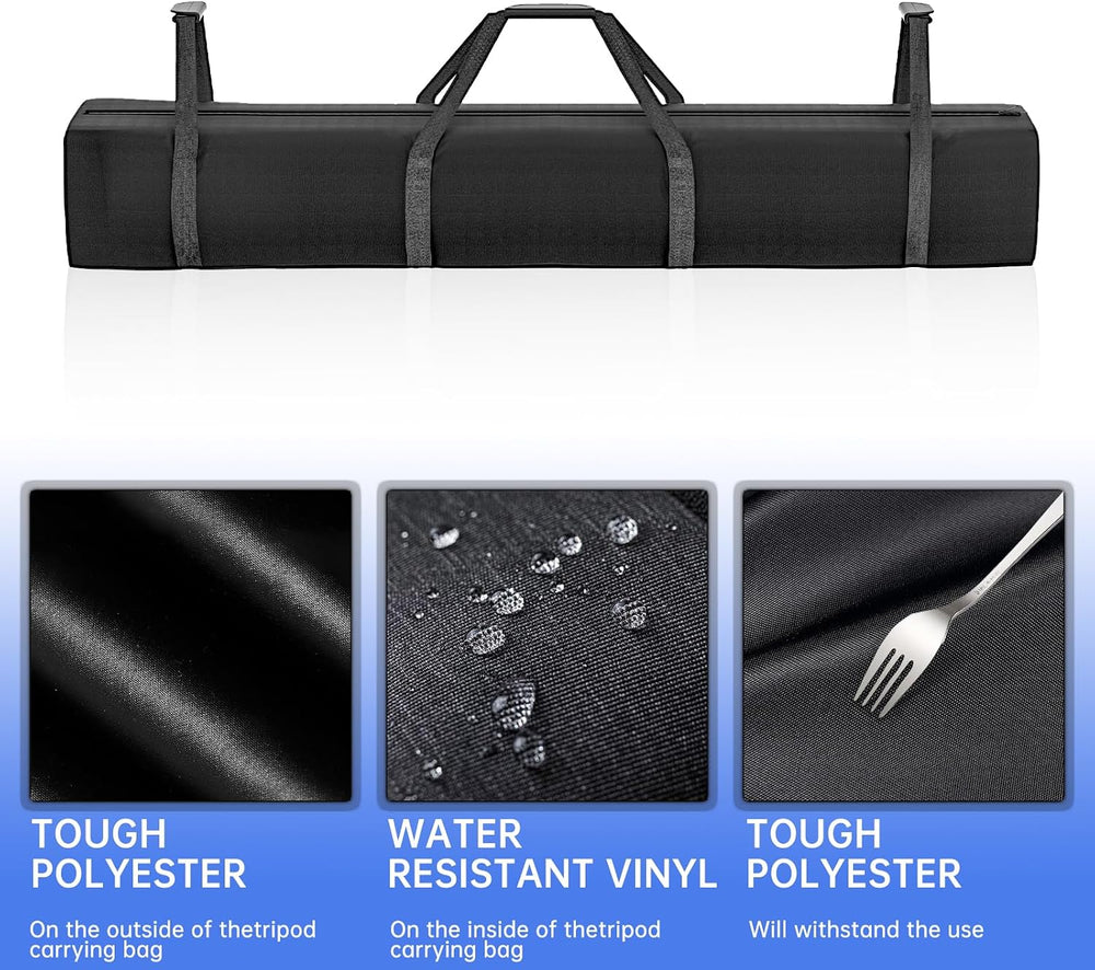 Large Tent Storage Bag - 83" L x 12" W - 600D High-Density Fabri Te...