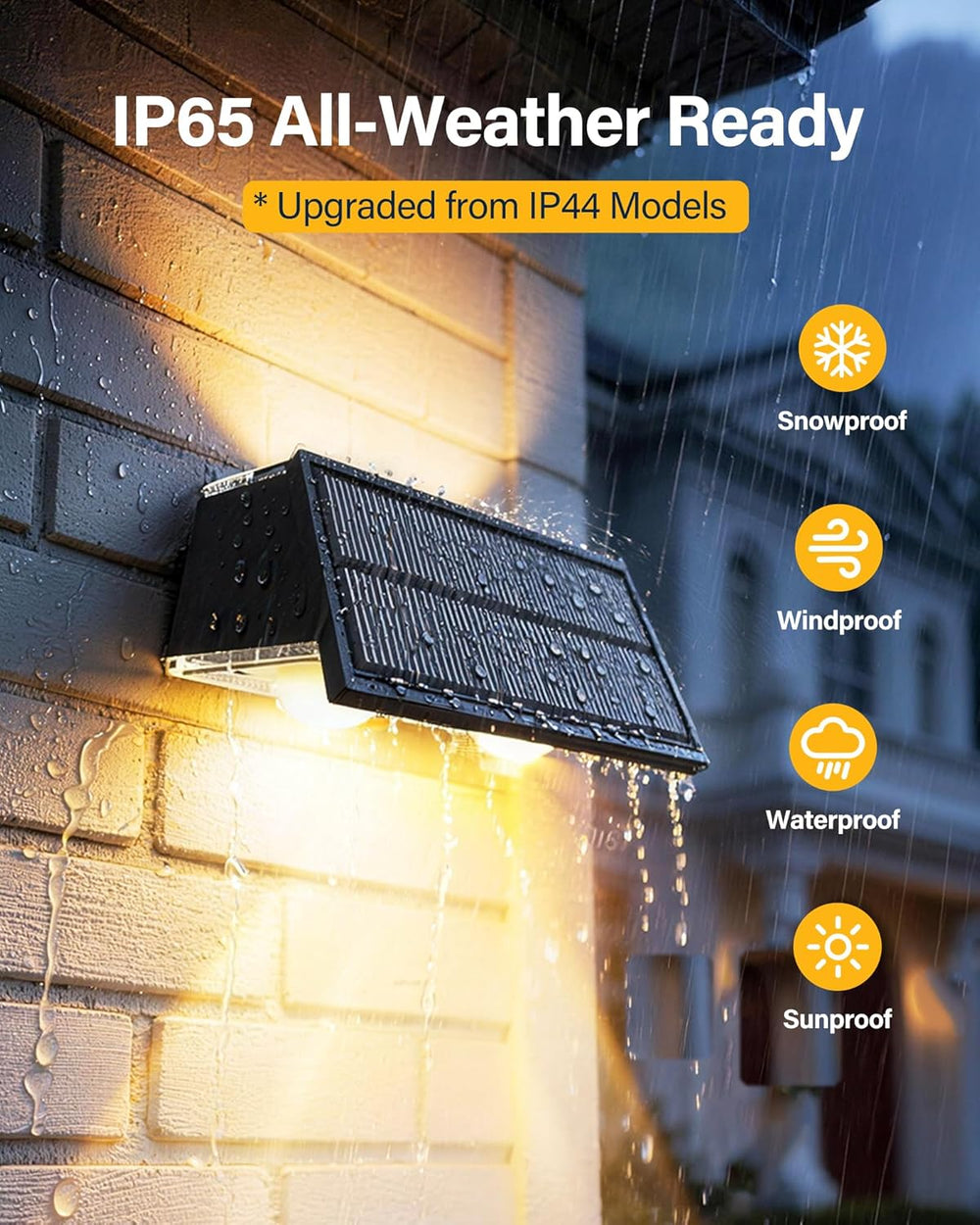Solar Fence Lights Outdoor, 10 Pack Fence Solar Lights Waterproof