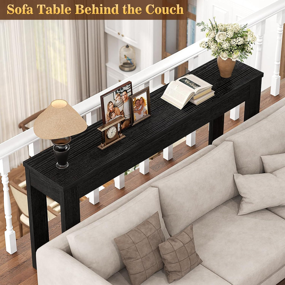 Armocity Console Table for Entryway, 47" Farmhouse Sofa Tables Narrow Long