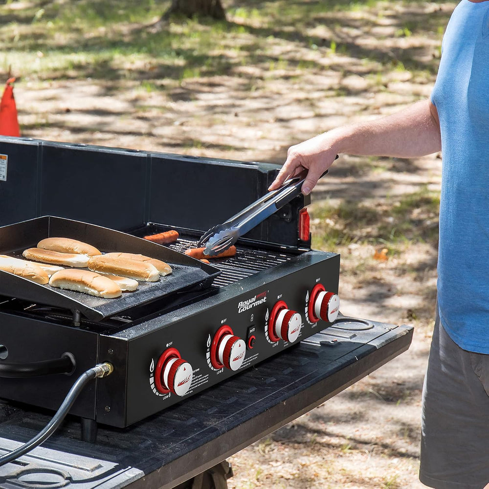 Royal Gourmet GD4002T 4-Burner Tailgater Grill and Griddle Combo