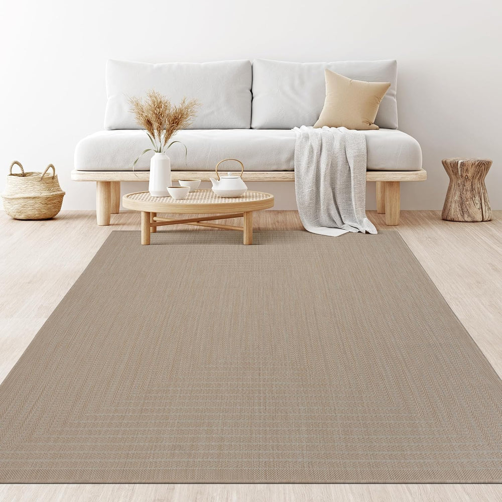 Adiva Rugs Outdoor Indoor Area Rug, Weather Resistant, Easy to Clean, Stain R...