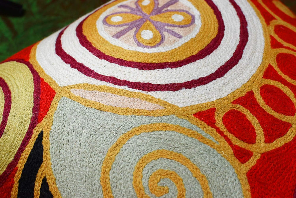 Hilma Al Klint Red Pillow Cover Modern Red Pillowcase Abstract Chair Cushion ...