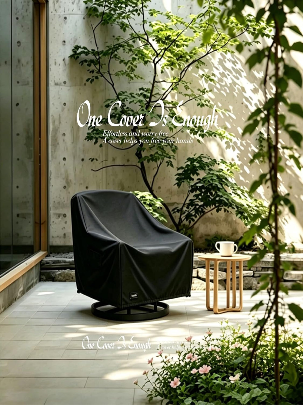 JinHrtoyi Outdoor Chair Covers 2 Pack,30Wx34Dx38H inches Patio Chair Cover,10...