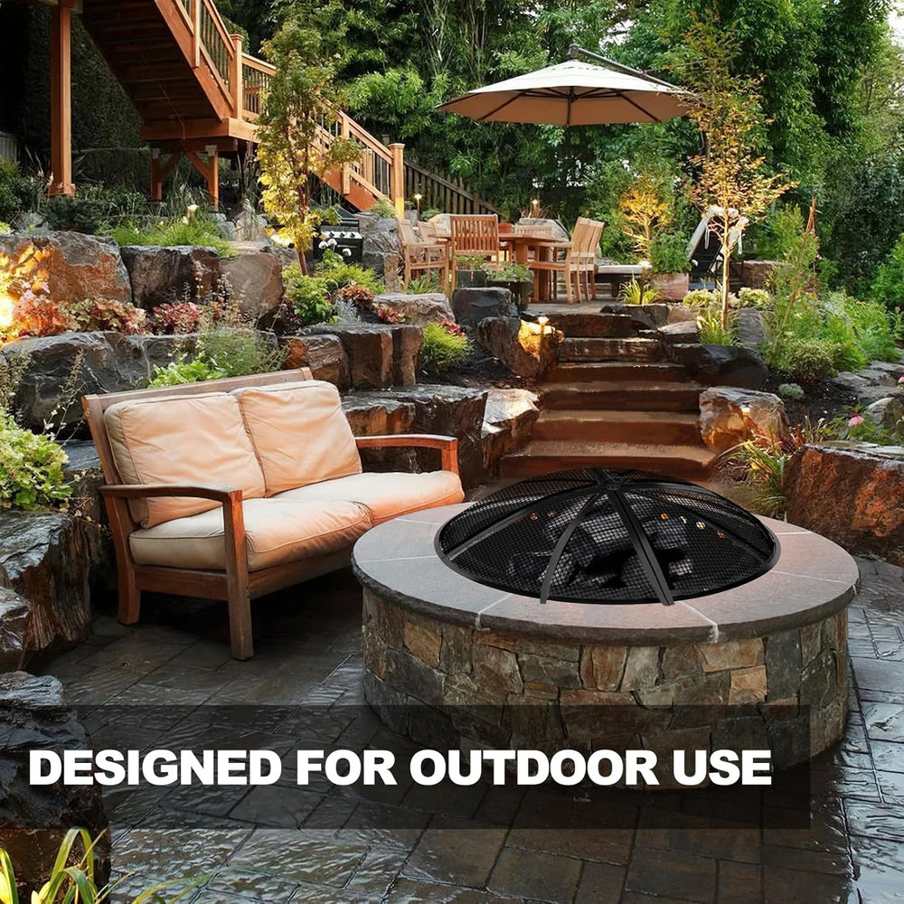Outdoor Smokeless Fire Pit Ring 40 Inch Outer/36 Inch Inner Diameter, Heavy D...