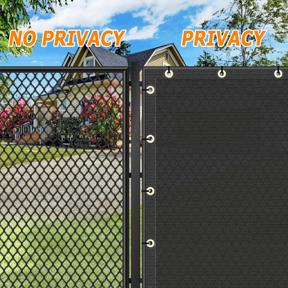 KANAGAWA 8ft x 50ft Privacy Screen Fence, 90% Blockage Heavy Duty 175 GSM Fen...
