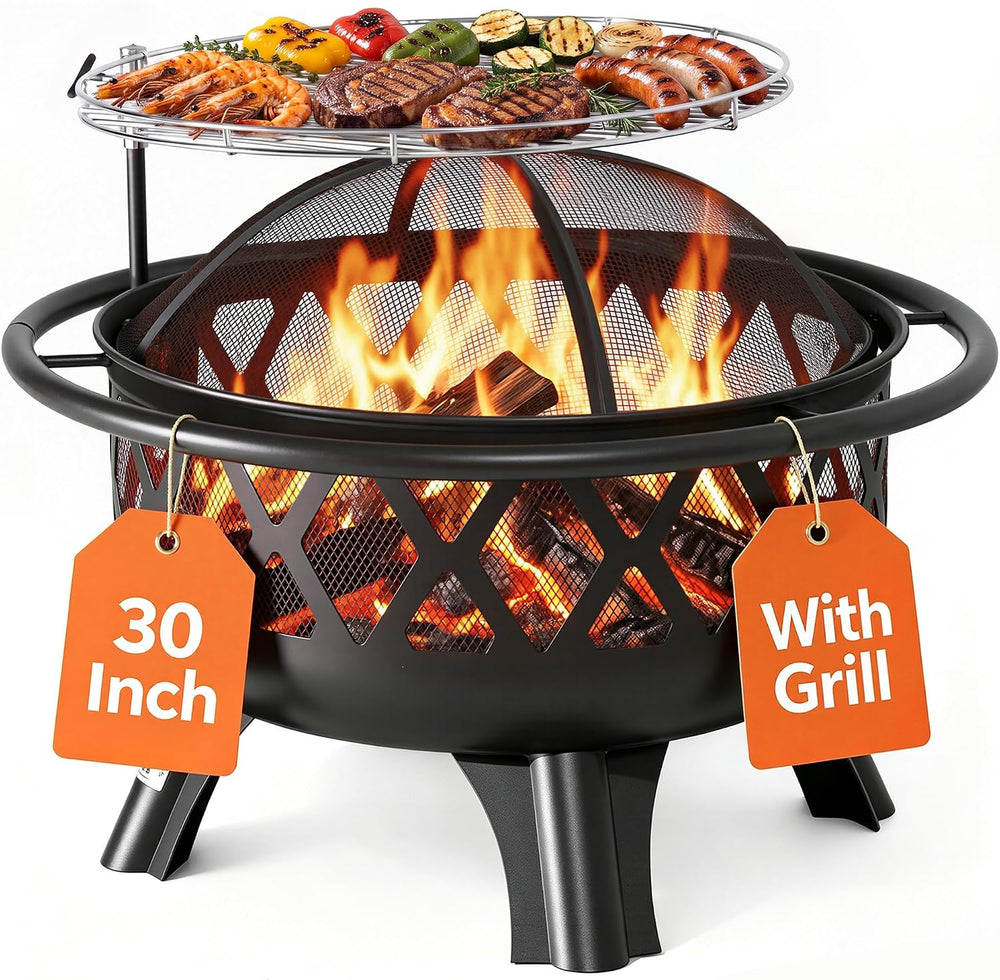 Bali Outdoors Outdoor Fire Pits for Outside Wood Burning Fire Pit for Wood