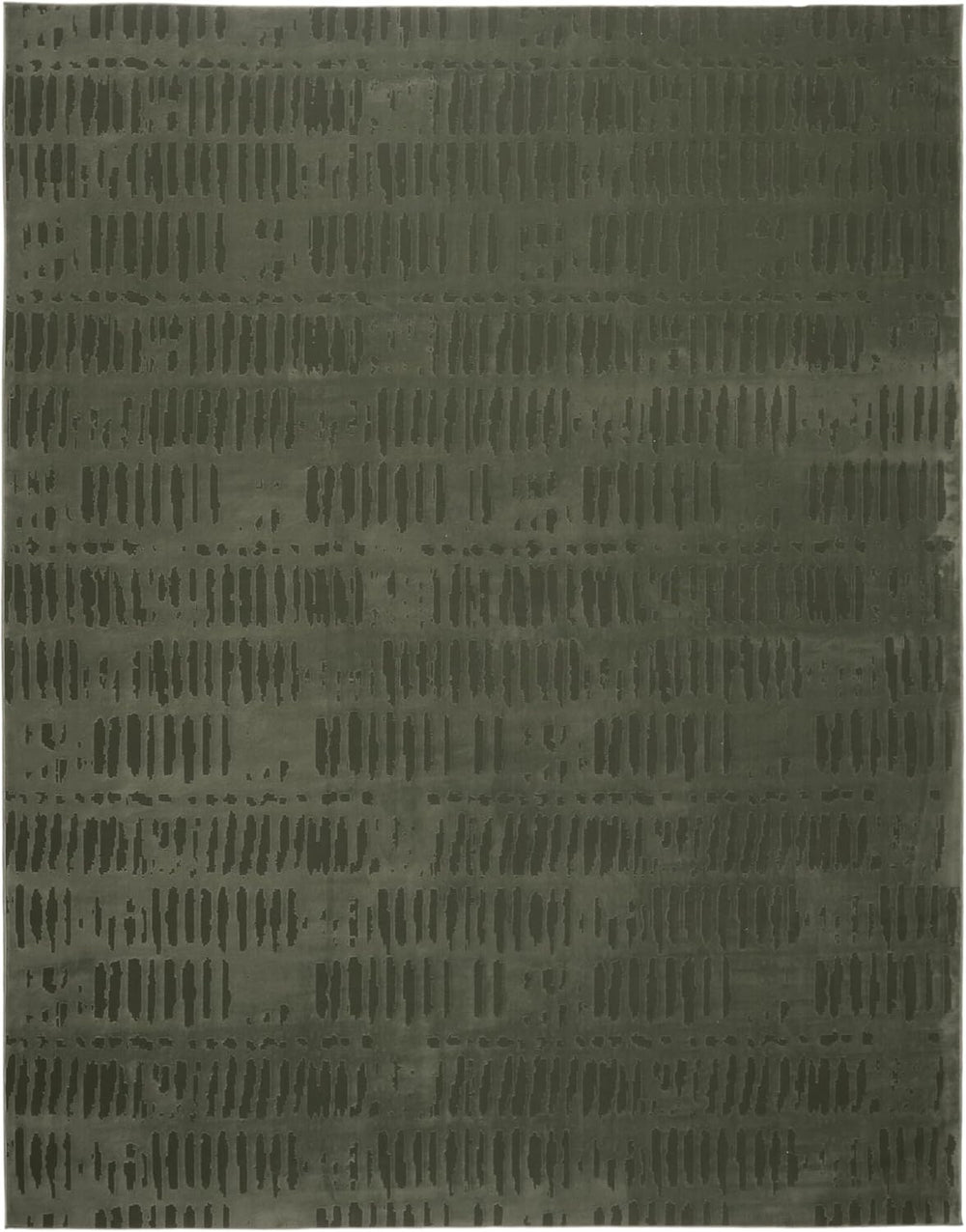 Revival Rugs Shell 7'x9' Area Rugs - Washable, Medium Pile, Green