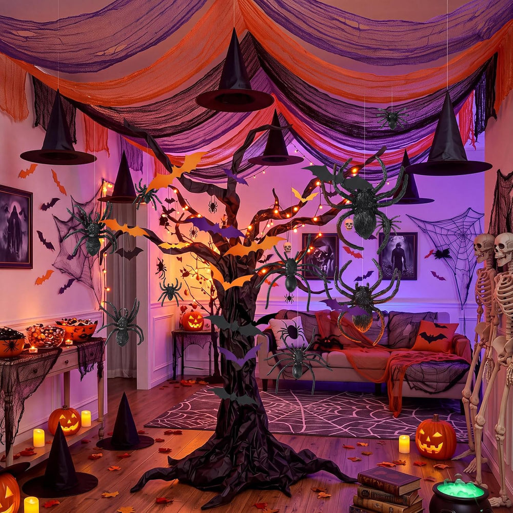 167 Pcs Halloween Themed Decorations, Spooky Halloween Classroom Party Decor ...