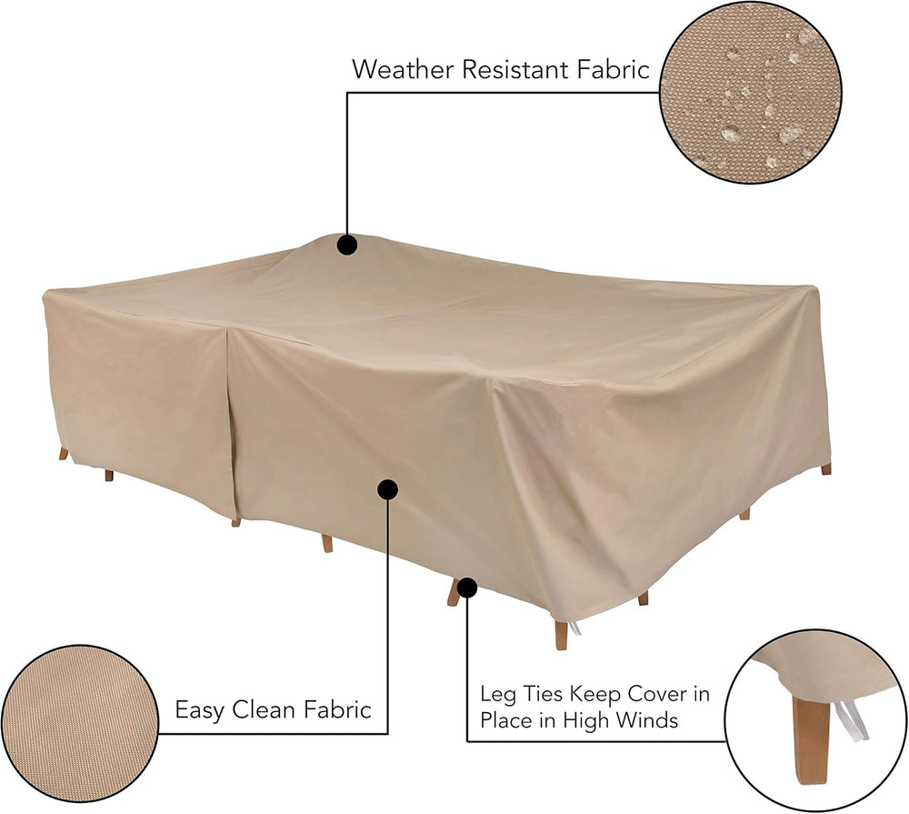 Modern Leisure 8576A Patio Table and Chairs Cover, Outdoor Furniture Set Cove...