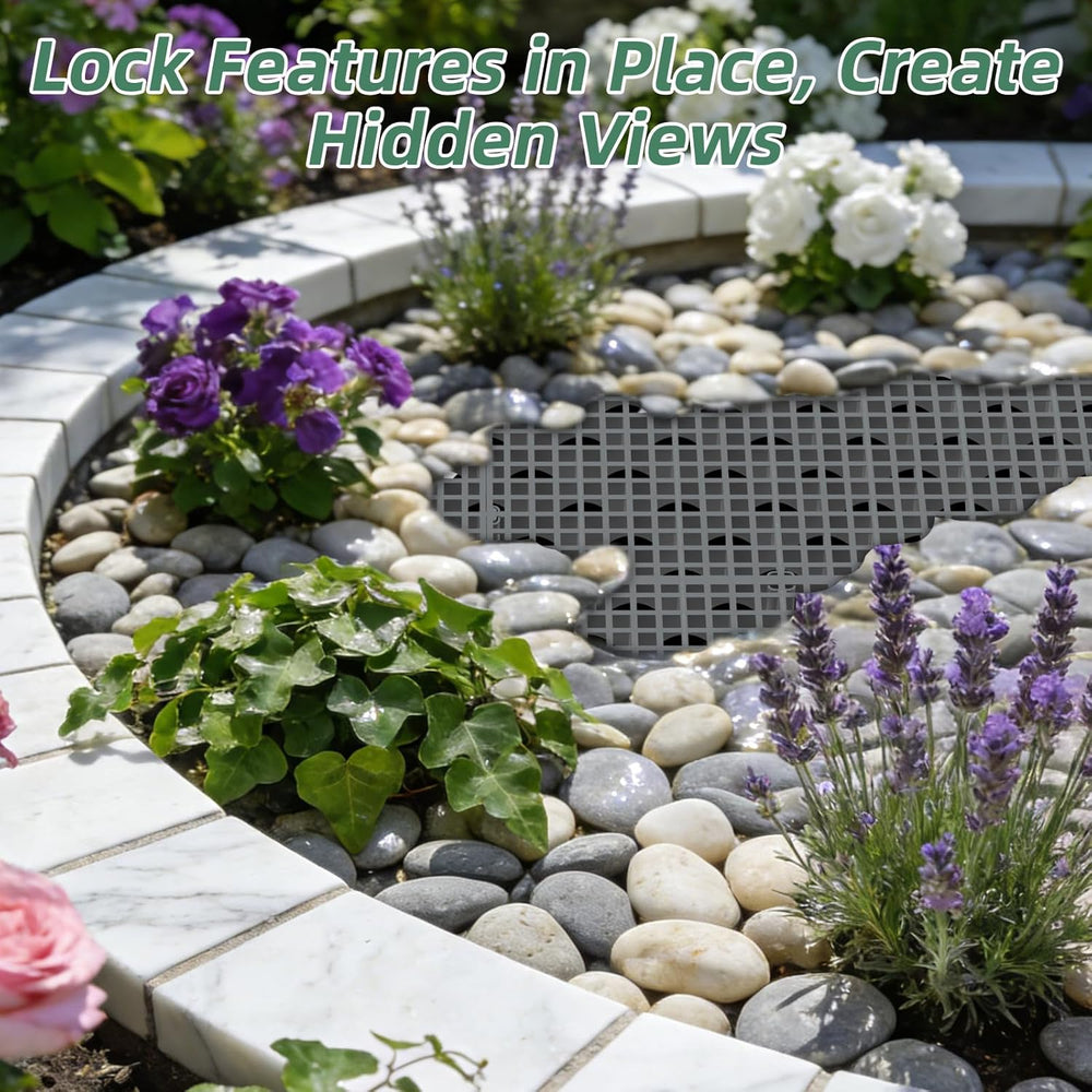 3 Pack 24" x 12" Heavy Duty Fountain Basin Grate, Hide Reservoir Gr...