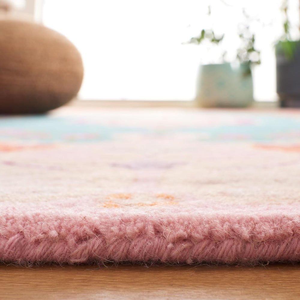SAFAVIEH Bellagio Collection Area Rug - 10' x 14', Blue & Pink, H...