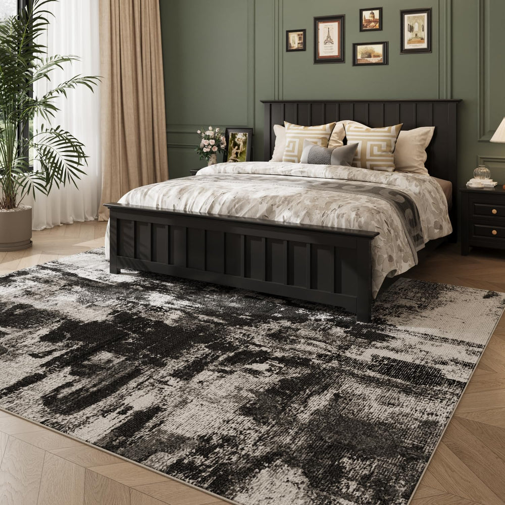 Area Rugs 8x10, Modern Abstract Machine Washable Rugs for Living Room Thin Ca...
