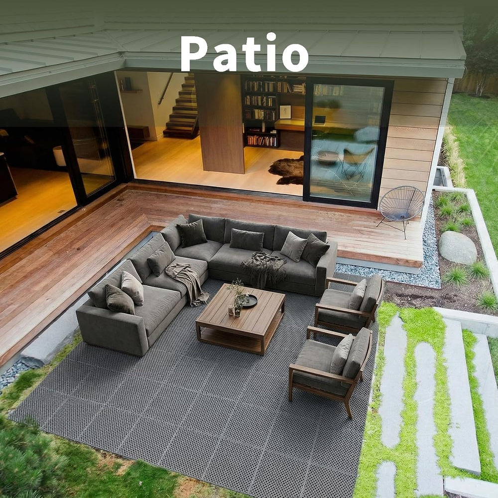 Fast-Drying Outdoor Decking for Garden, Kennel, Storage Shed, Basement, Garag...