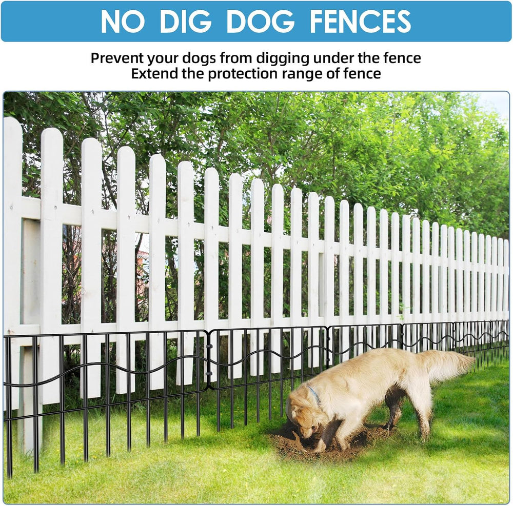 Eibikdi 40ft x 13in(H) Garden Animal Barrier Fence, 28 Panels