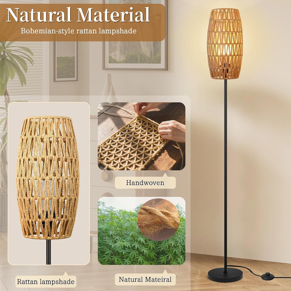 Ruiever Floor Lamp for Living Room,Farmhouse Floor lamp,Modern Standing lamp ...