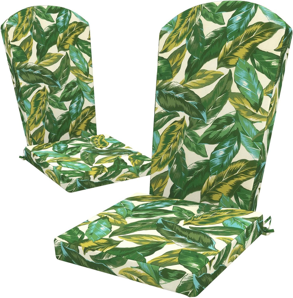 LVTXIII Adirondack Chair Cushions 48x20x2.5 Inch, Water Repellent, Fade Resis...