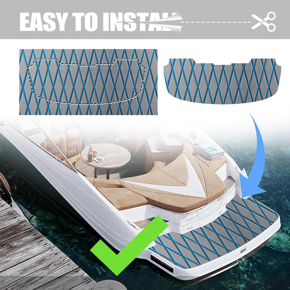 Fullfire Boat Flooring - EVA Foam Boat Decking - Marine Mat Self-Adhesive Flo...