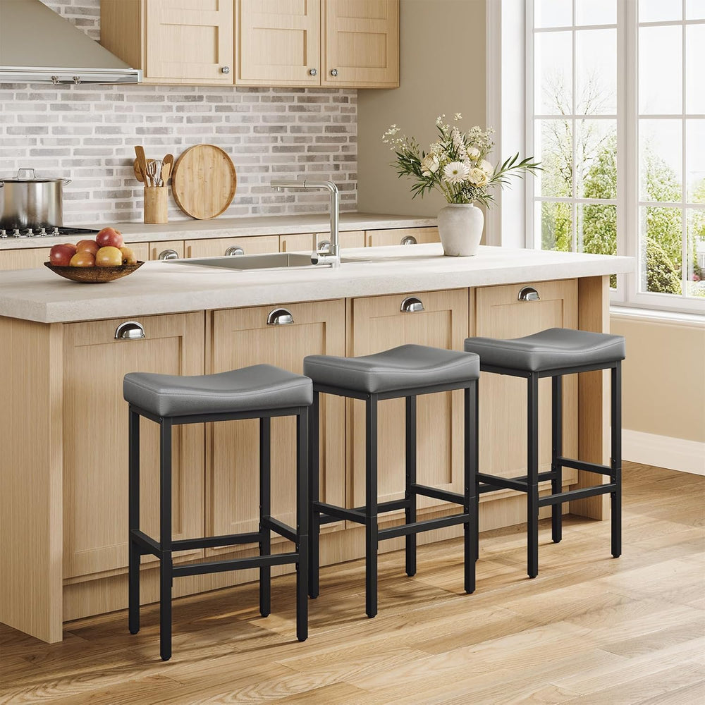 Compact 24 Inch Counter Height Bar Stools Set of 2