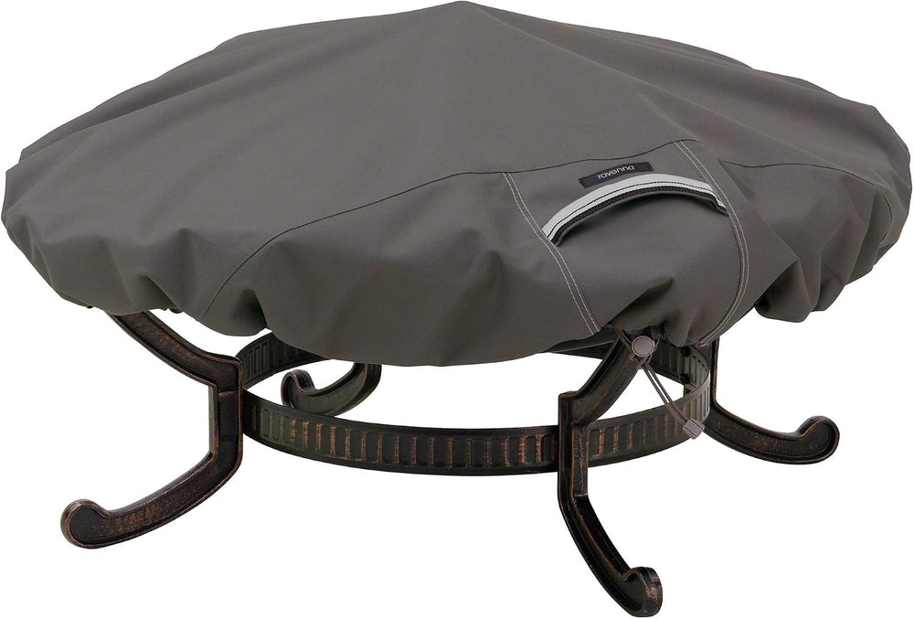 Classic Accessories Ravenna Water-Resistant 60 Inch Round Fire Pit Cover, Out...