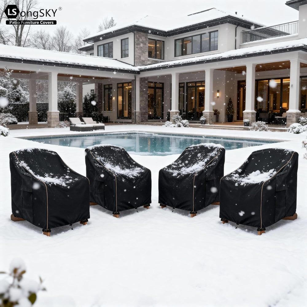 Adirondack Chair Covers 2 Pack,Waterproof Heavy Duty Outdoor Chair Covers,Adi...