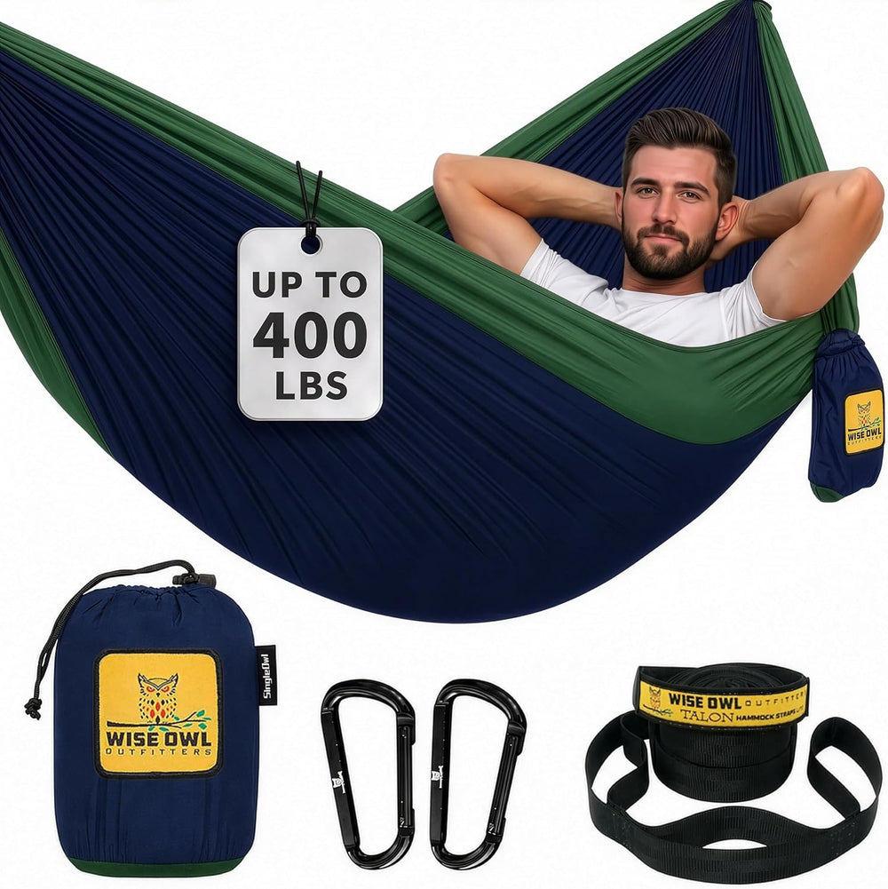 Wise Owl Outfitters Camping Hammocks - Portable Hammock for Outdoor, Indoor, ...