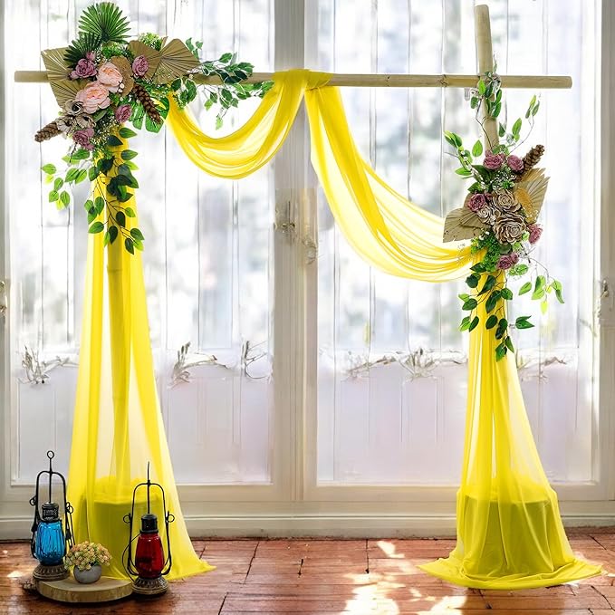 MDS Halloween Chiffon Draping Fabric - 1 Panel, 30" Wide x 30ft Long - S...