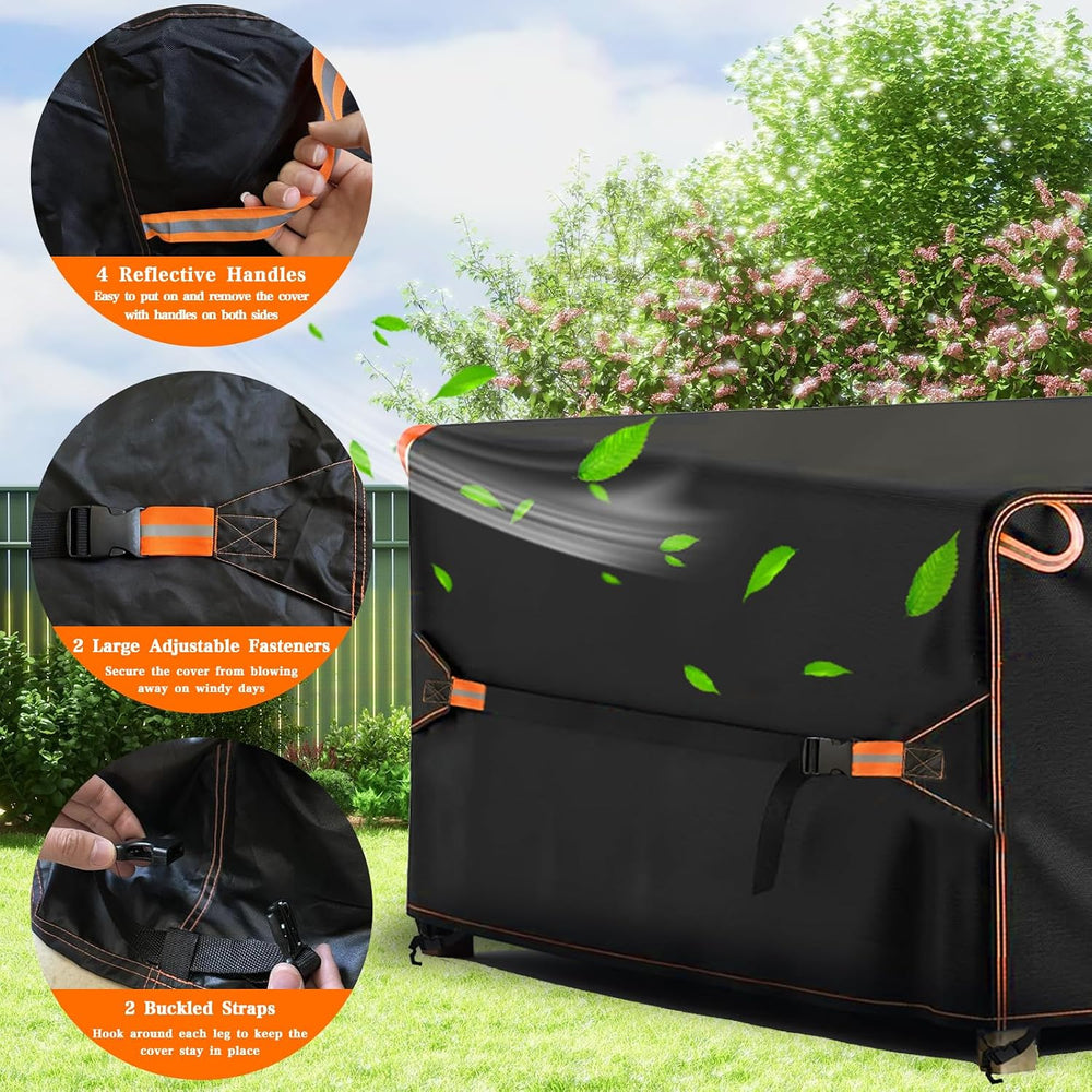 Outdoor Sofa Covers Waterproof, Rectangular Patio Table Chair Sofa Set Cover,...
