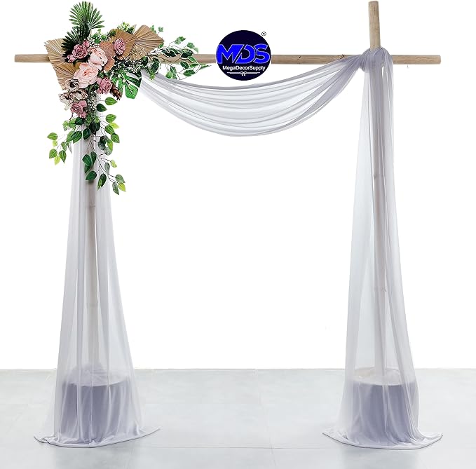MDS Halloween Chiffon Draping Fabric - 1 Panel, 30" Wide x 50ft Long - S...