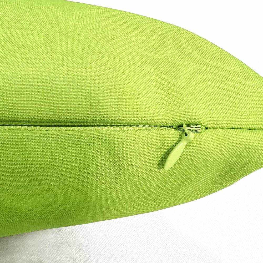 VAKADO Outdoor Waterproof Throw Pillow Covers 24x24 Set of 2 Green