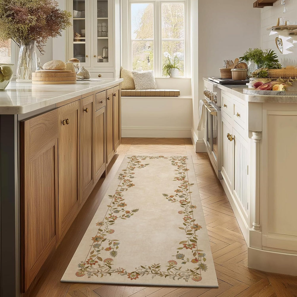 Washable Kitchen Rugs Non Slip: 2x6 Hallway Runner Rug Low Pile Soft Carpet