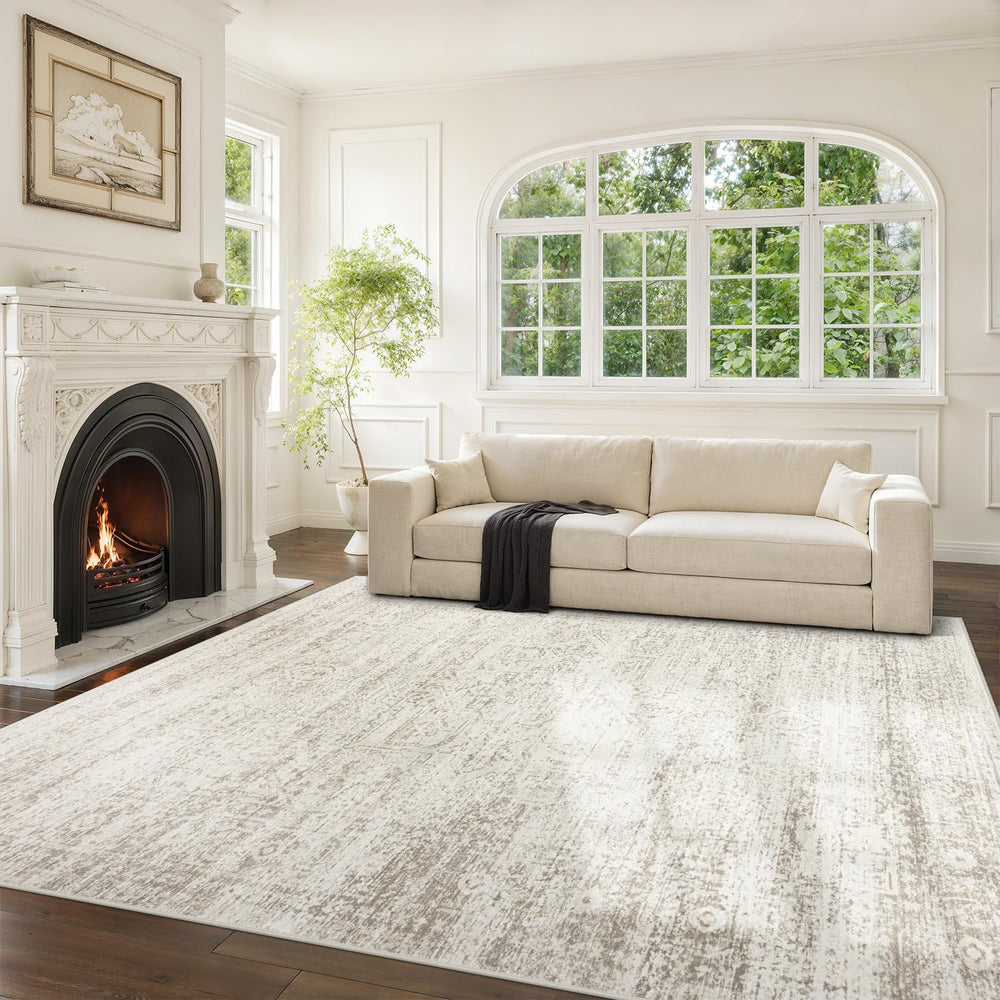 Washable Rugs 9x12 Area Rugs for Living Room,Bedroom,Dining Room Carpet