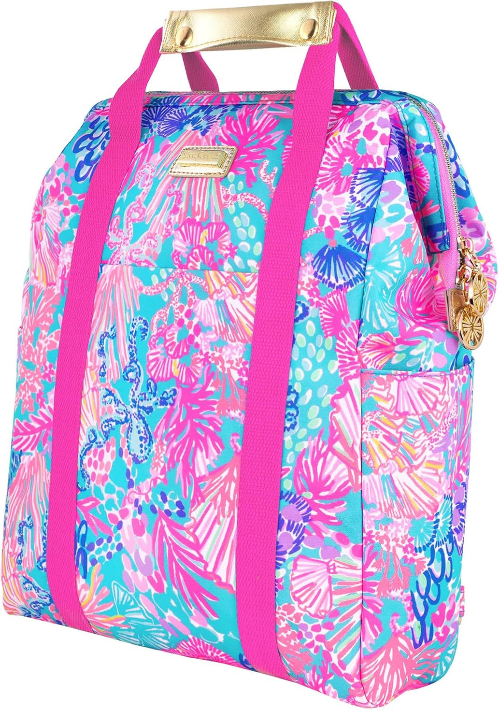Lilly Pulitzer Insulated Backpack Cooler, Splendor in the Sand